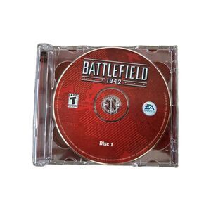 Battlefield 1942 Two Disc PC Game EA Games.T For Teen 2002 Pre-owned Opened Box